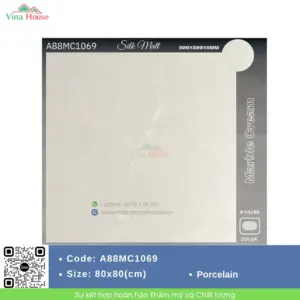 Gạch 80x80 APODIO A88MC1069 Matt Baby Skin