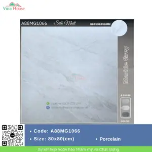 Gạch 80x80 APODIO A88MG1066 Matt Baby Skin