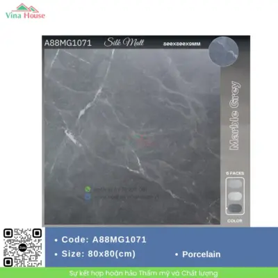 Gạch 80×80 APODIO A88MG1071 Matt Baby Skin
