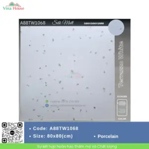 Gạch 80x80 APODIO A88TW1068 Matt Baby Skin