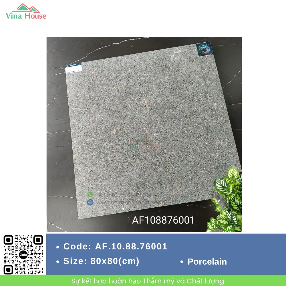 Gạch 80x80 APODIO AF.10.88.76001 Matt Tinh Thể