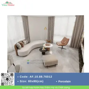 Gạch 80x80 APODIO AF.10.88.76012 Matt Tinh Thể