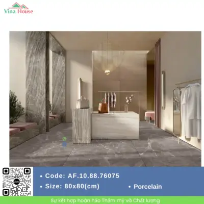 Gạch 80×80 APODIO AF.10.88.76075 Matt Tinh Thể