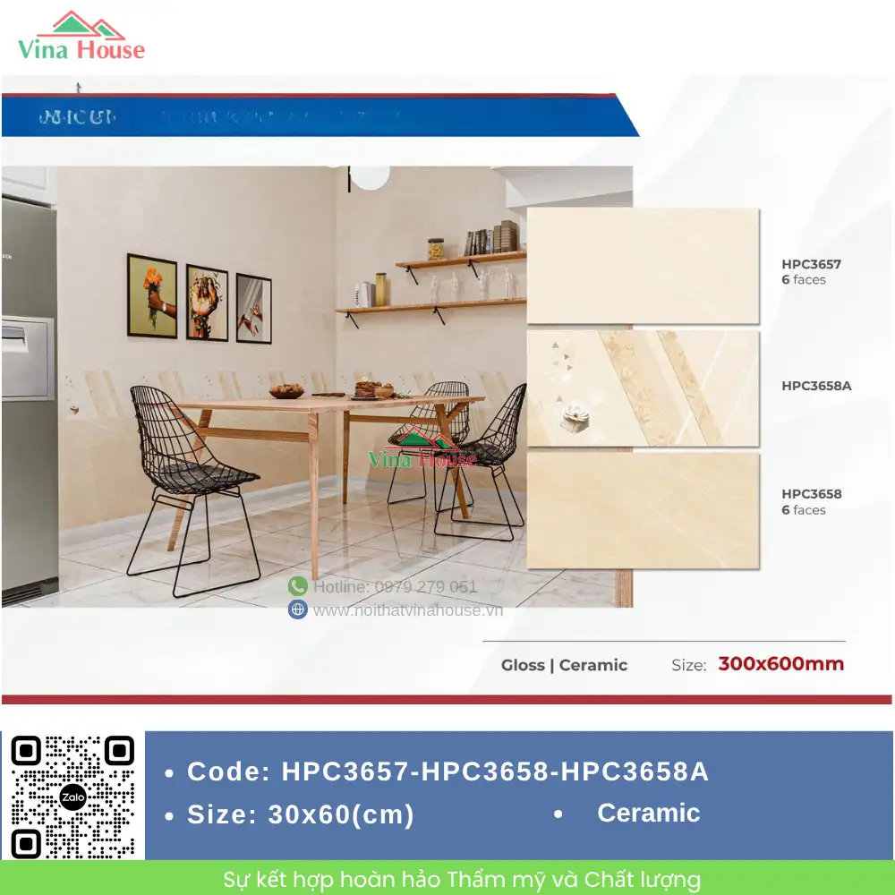 Gạch 30x60 Viglacera HPC3657-HPC3658 Gạch 30x60 Viglacera HPC3657-HPC3658