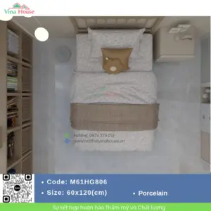 Gạch 60x120 APODIO M61HG806 Bóng Vi Tinh