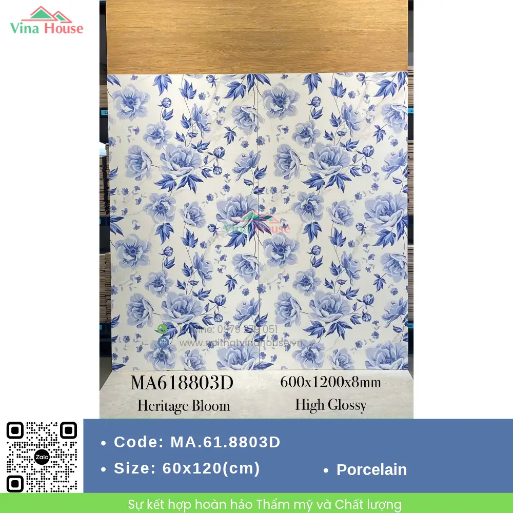Gạch 60x120 APODIO MA.61.8803D Bóng vi tinh