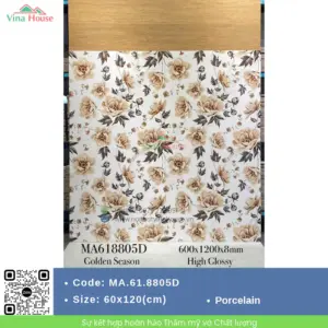 Gạch 60x120 APODIO MA.61.8805D Bóng vi tinh