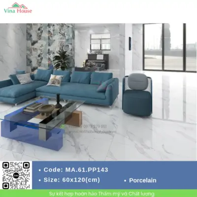 Gạch 60×120 APODIO MA.61.PP143 Bóng vi tinh
