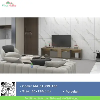 Gạch 60×120 APODIO MA.61.PPH100 Bóng Vi Tinh