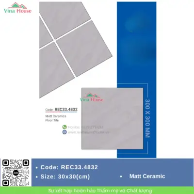 Gạch 30×30 Redstar REC33.4832 Matt