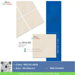 Gạch 30x30 Redstar REC33.4838 Matt