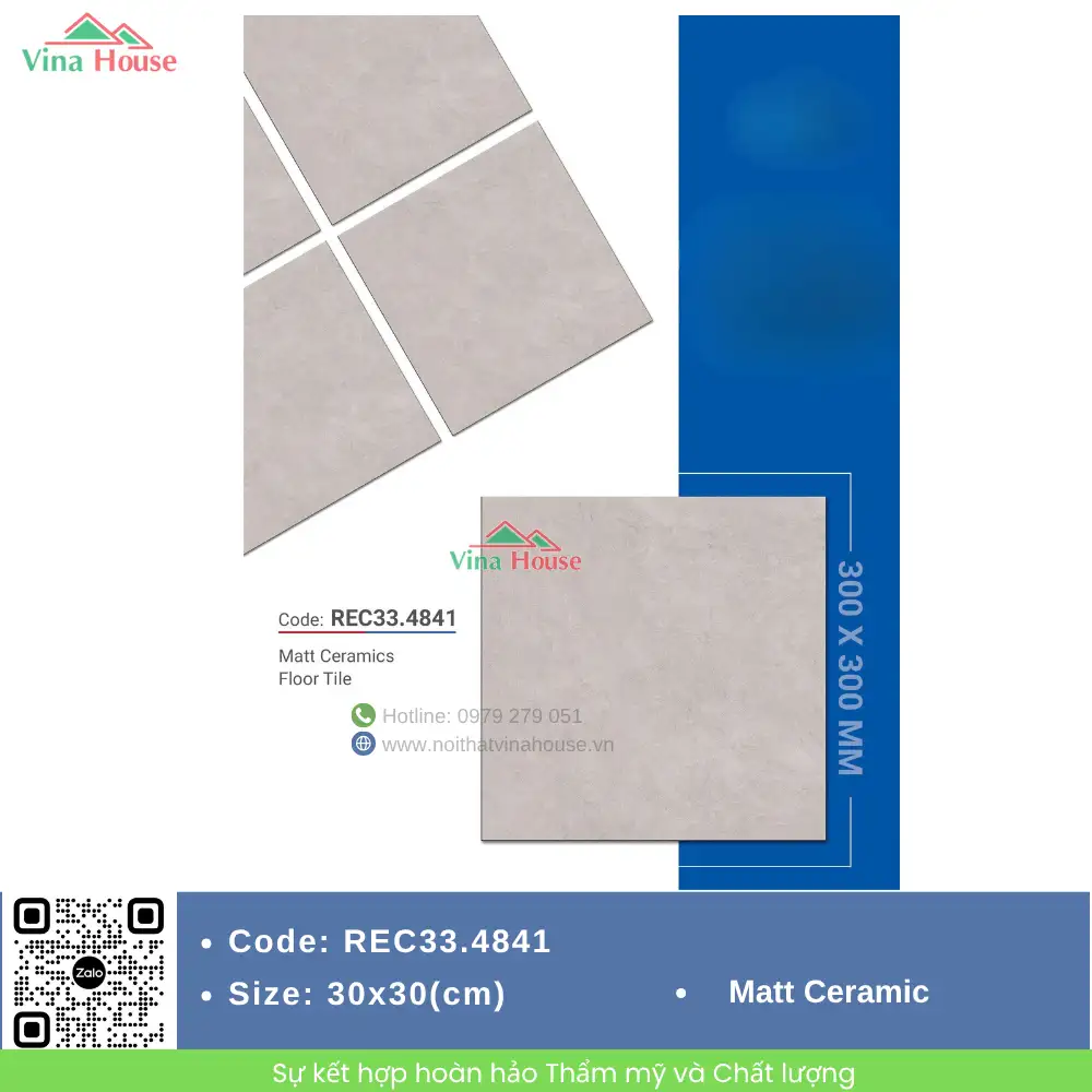 Gạch 30x30 Redstar REC33.4841 Matt