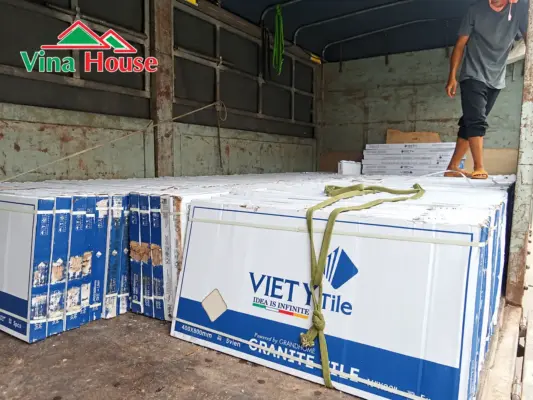 VINA HOUSE Tiếp Tục Giao Gạch Chuyến Thứ 2 Về Đồng Tháp – Khẳng Định Uy Tín Qua Từng Chuyến Hàng