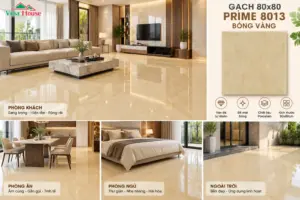 Gạch 80x80 Prime 8013 Bóng Vàng