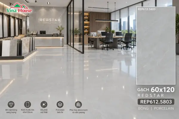 Gạch 60×120 Redstar REP612.5803 Bóng