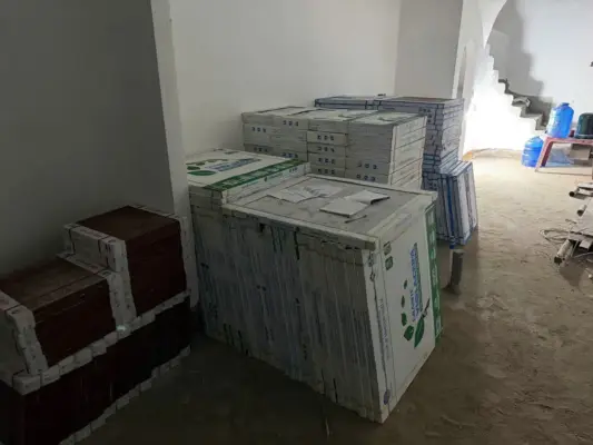 VINA HOUSE VƯỢT CHẶNG ĐƯỜNG DÀI, ĐƯA HÀNG TRĂM KIỆN GẠCH ĐẾN CÔNG TRÌNH TẠI ĐỒNG THÁP