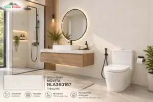 Gạch 30x60 NOVITA NLA360167 Trắng Mờ