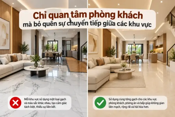 Vì Sao Chọn Gạch Đẹp Nhưng Lát Lên Nhà Vẫn Chưa Đẹp? 6 Chi Tiết Dễ Bị Bỏ Qua