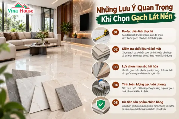 Gạch Lát Nền Khổ Lớn Hay Khổ Nhỏ? Đâu Là Lựa Chọn Hoàn Hảo Cho Ngôi Nhà Hiện Đại?