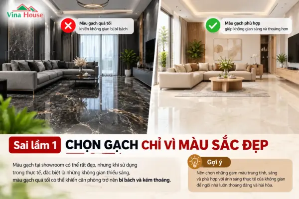5 Sai Lầm Khi Chọn Gạch Ốp Lát Khiến Ngôi Nhà Kém Sang Và Tốn Chi Phí