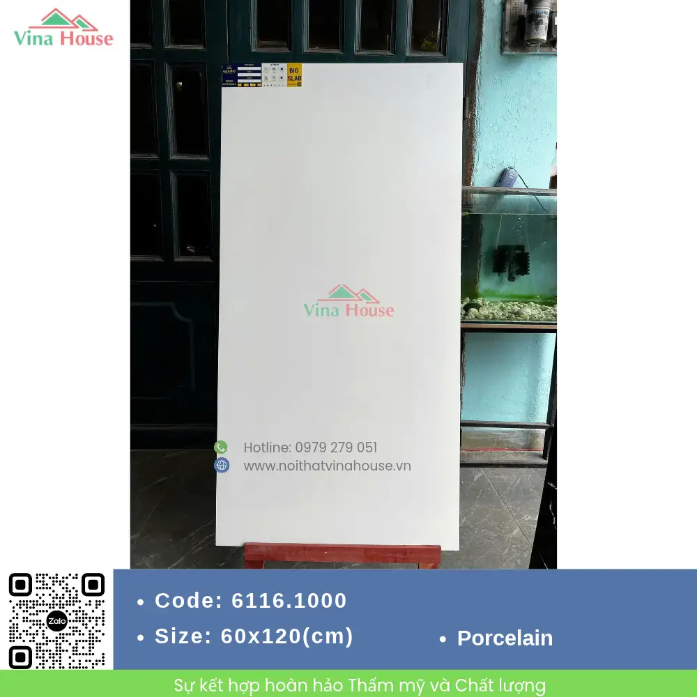 Gạch 60x120 APODIO 6116.1000 Matt Tinh Thể