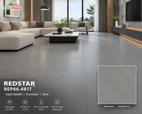Gạch 60×60 Redstar REP66.4817 Xám