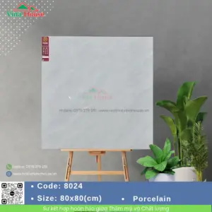 Gạch 80x80 Prime 8024 Xám Bóng