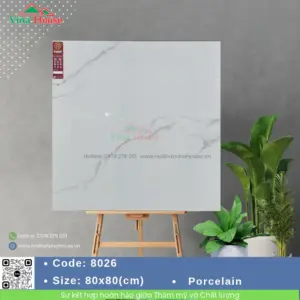 Gạch 80x80 Prime 8026 Trắng Bóng