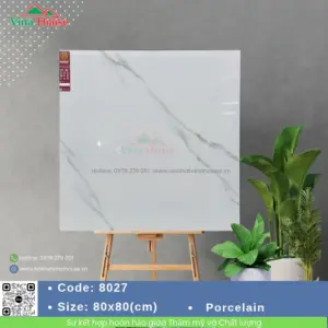 Gạch 80x80 Prime 8027 Trắng Bóng