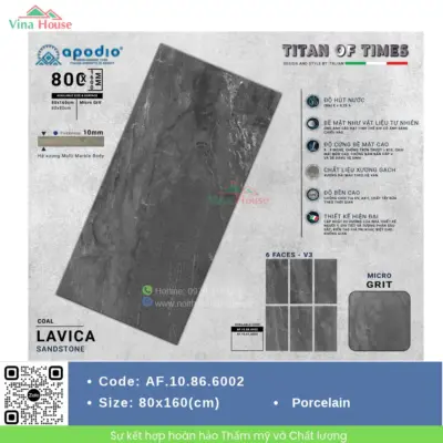 Gạch 80×160 Apodio AF.10.86.6002