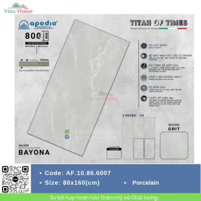 Gạch 80×160 Apodio AF.10.86.6007