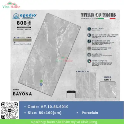 Gạch 80×160 Apodio AF.10.86.6010
