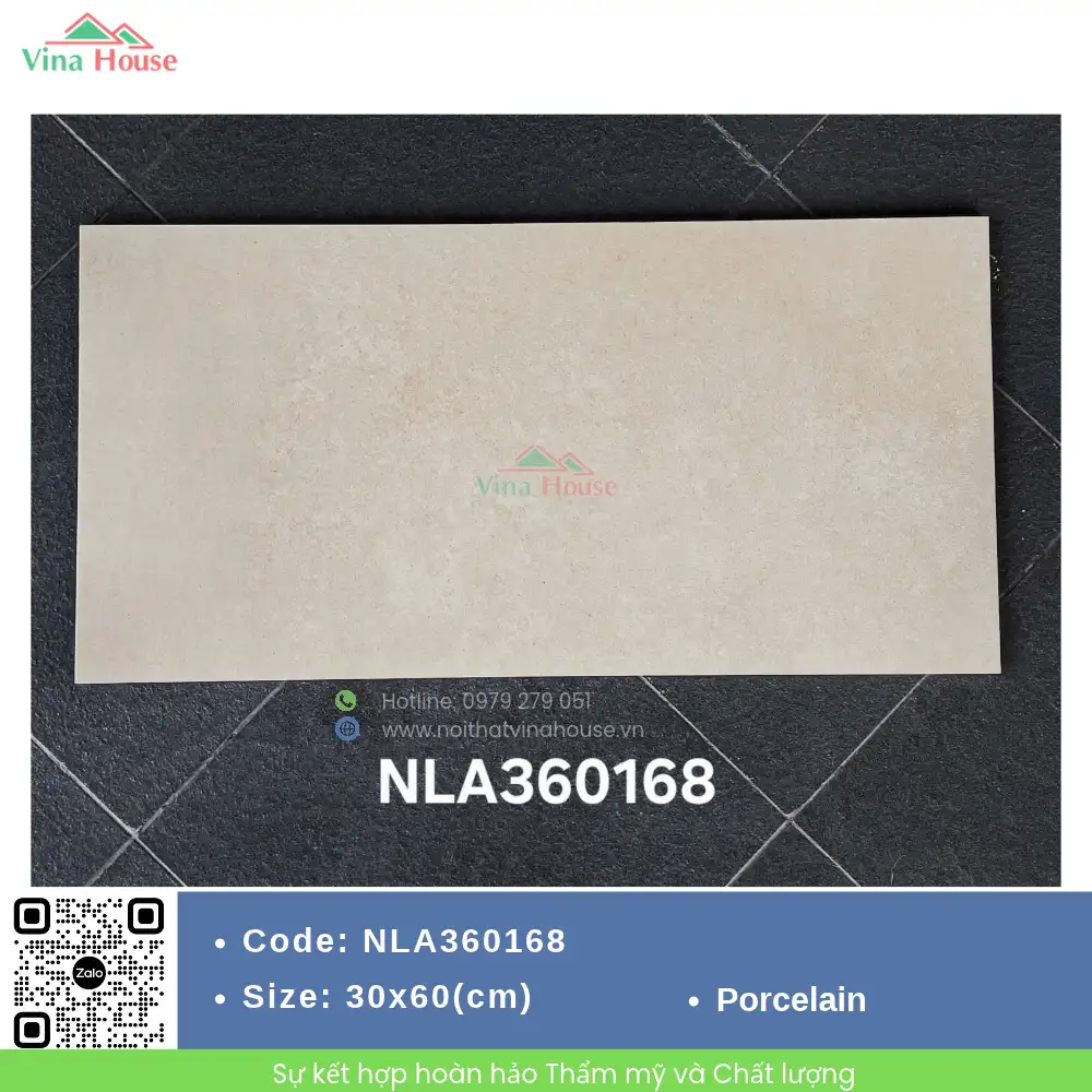 Gạch 30x60 NOVITA NLA360168 Vàng Mờ