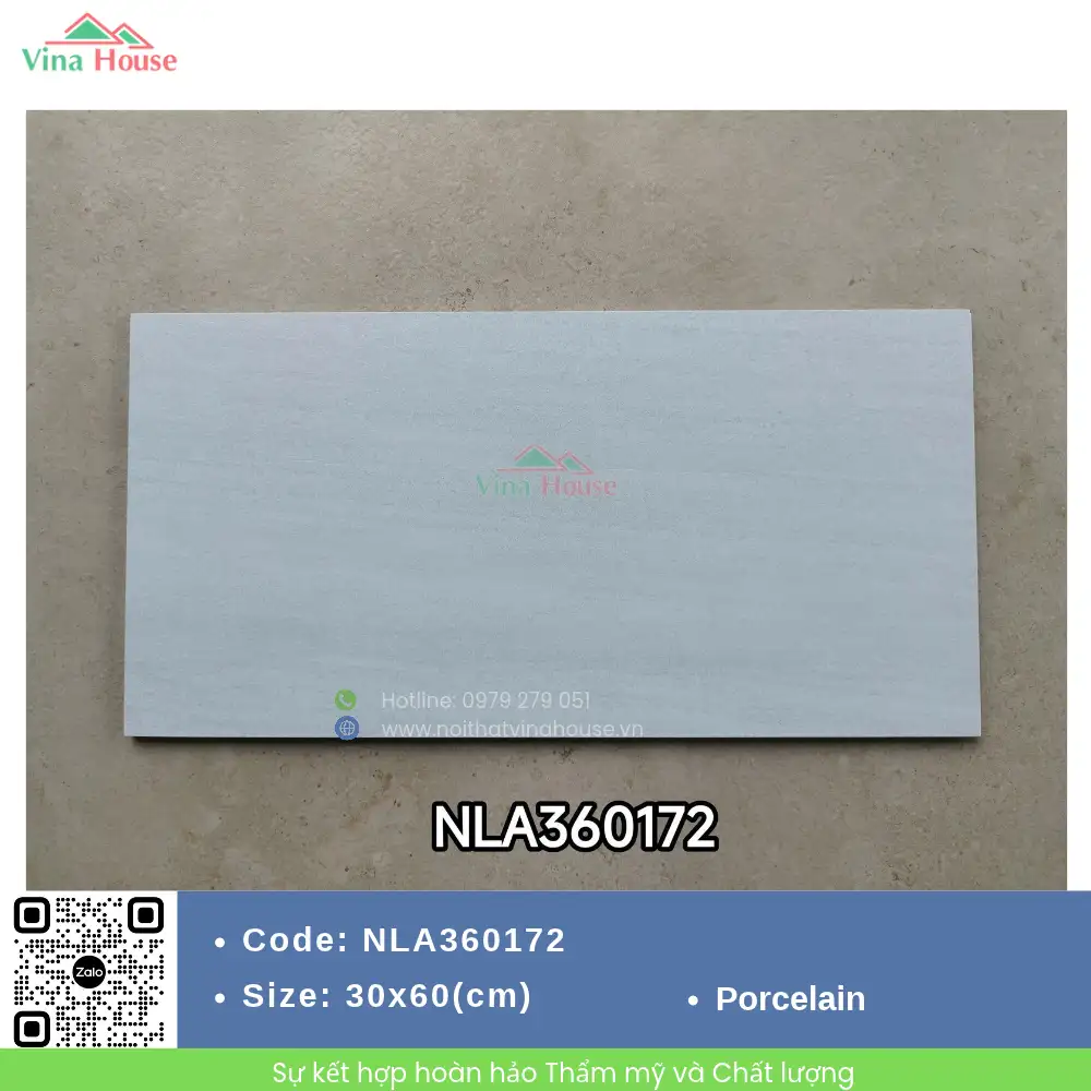 Gạch 30x60 NOVITA NLA360172 Xám Mờ