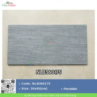 Gạch 30×60 NOVITA NLB360175 Xám Mờ