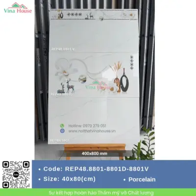 Gạch 40×80 Redstar REP48.8801-8801D-8801V